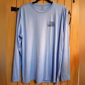 Vapor Long Sleeve, Mens Size Large, Blue